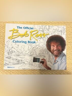 The Official Bob Ross Coloring Book